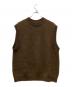 BATONER（バトナ―）の古着「ニットベスト」｜ブラウン