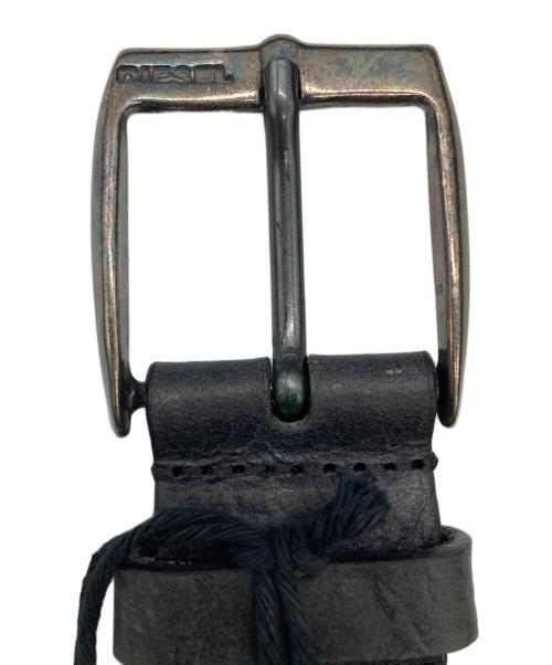 DIESEL（ディーゼル）DIESEL (ディーゼル) レザーベルト ブラック 未使用品の古着・服飾アイテム