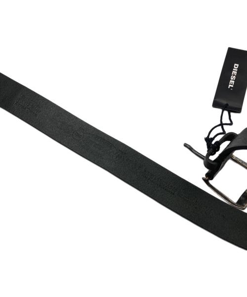 DIESEL（ディーゼル）DIESEL (ディーゼル) レザーベルト ブラック 未使用品の古着・服飾アイテム