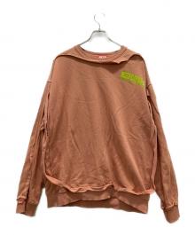 DIESEL（ディーゼル）の古着「ロゴプリントスウェット/S-BOXT-DBL」｜ベージュ