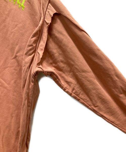 DIESEL（ディーゼル）DIESEL (ディーゼル) ロゴプリントスウェット/S-BOXT-DBL ベージュ サイズ:Mの古着・服飾アイテム