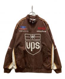 CHASE authentics（チェイスオーセンティック）の古着「古着 RPSレーシングジャケット」｜ブラウン