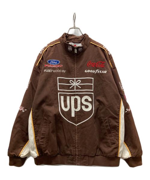 CHASE authentics（チェイスオーセンティック）CHASE AUTHENTICS (チェイスオーセンティック) 古着 RPSレーシングジャケット ブラウン サイズ:XLの古着・服飾アイテム