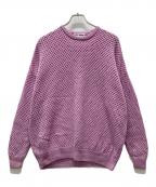 TTT MSWティー）の古着「Wool pullover knit」｜ピンク