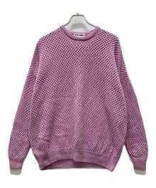 TTT MSW（ティー モダンストリートウェア）の古着「Wool pullover knit」｜ピンク