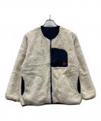 CHUMSチャムス）の古着「エルモフリースリバーシブルジャケット」｜ネイビー