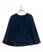 PLSTプラステ）の古着「長袖ブラウス」｜ネイビー
