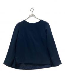 PLST（プラステ）の古着「長袖ブラウス」｜ネイビー