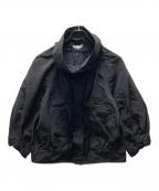 TO BE CHICトゥービーシック）の古着「５分袖ナイロンタフタブルゾン」｜ブラック