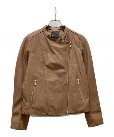 中古・古着通販】Noble (ノーブル) ソフトラムレザーライダース