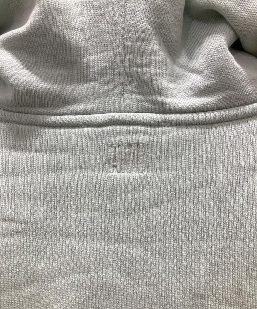 AMI Alexandre Mattiussi（アミアレクサンドルマテュッシ）AMI Alexandre Mattiussi (アミアレクサンドルマテュッシ) ハートAロゴ刺繍 プルオーバーパーカー ライトグリーン サイズ:不明の古着・服飾アイテム