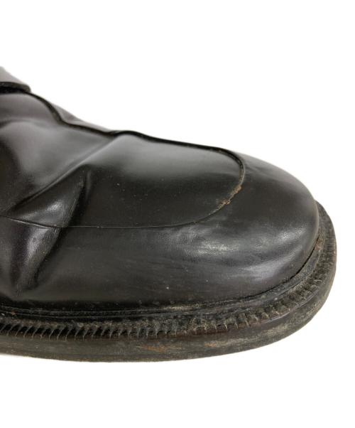 GUCCI（グッチ）GUCCI (グッチ) スクエアトゥコインローファー ブラウン サイズ:43Eの古着・服飾アイテム