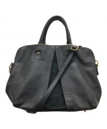 GALLARDA GALANTE（ガリャルダガランテ）の古着「イタリア製レザー2WAYバッグ」｜ブラック