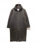 CLOCHEクロシェ）の古着「クロシェ フーデットダンボールコート」｜ブラウン