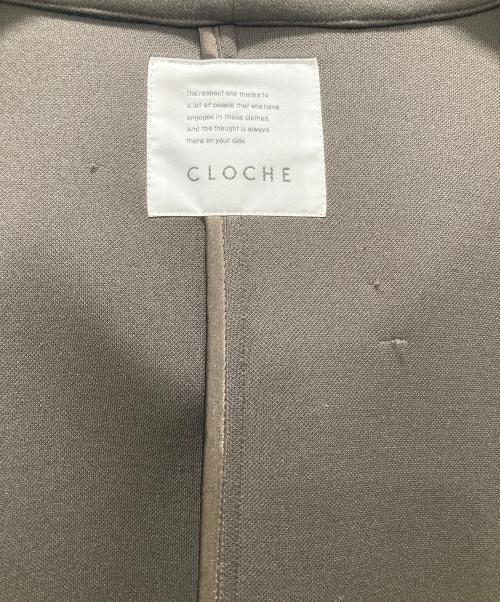 CLOCHE（クロシェ）CLOCHE (クロシェ) クロシェ フーデットダンボールコート ブラウン サイズ:02の古着・服飾アイテム