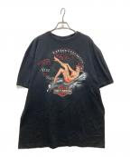 HARLEY-DAVIDSONハーレーダビッドソン）の古着「プリントTシャツ」｜ブラック