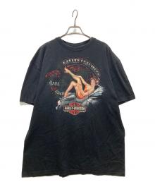 HARLEY-DAVIDSON（ハーレーダビッドソン）の古着「プリントTシャツ」｜ブラック