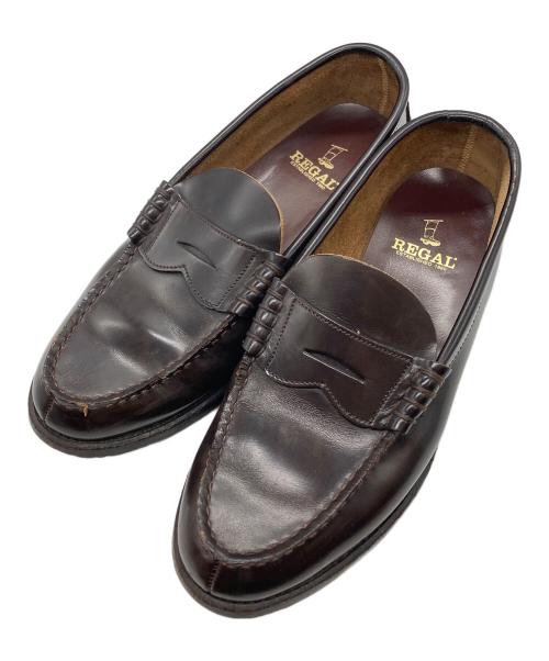 REGAL（リーガル）REGAL (リーガル) コインローファー ブラウン サイズ:25.5の古着・服飾アイテム