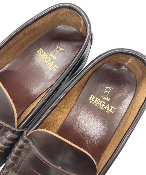 REGAL（リーガル）REGAL (リーガル) コインローファー ブラウン サイズ:25.5の古着・服飾アイテム