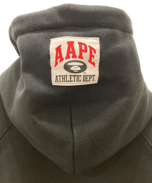Aape BY A BATHING APE（エーエイプ バイ アベイシングエイプ）Aape BY A BATHING APE (エーエイプ バイ アベイシングエイプ) REVERSIBLE BUTTON HOODIE ブラック サイズ:XLの古着・服飾アイテム