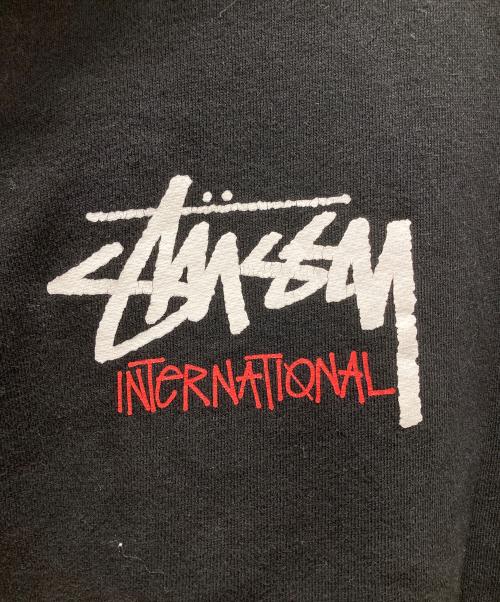 stussy（ステューシー）stussy (ステューシー) Basic Stussy Hoodie ブラック サイズ:Lの古着・服飾アイテム