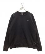 G-STAR RAWジースターロゥ）の古着「KNOLLING BACK GRAPHIC LOOSE SWEATER」｜ブラック