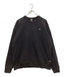 G-STAR RAW（ジースターロゥ）の古着「KNOLLING BACK GRAPHIC LOOSE SWEATER」｜ブラック