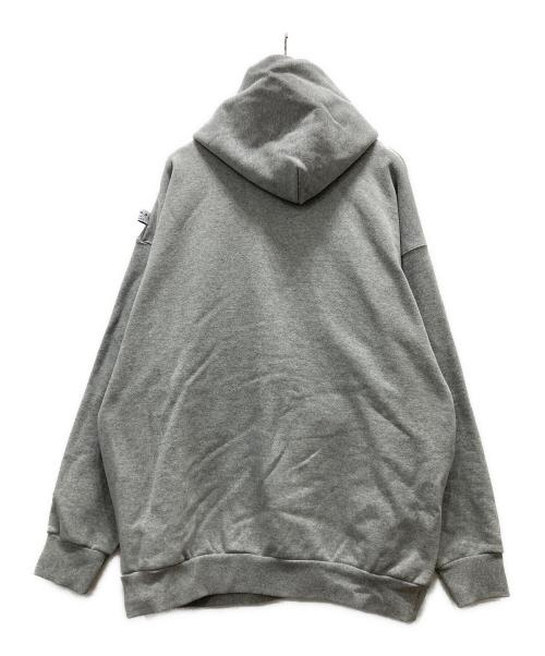 NAUTICA（ノーティカ）NAUTICA (ノーティカ) Arch Logo Sweat Hoodie グレー サイズ:XLの古着・服飾アイテム