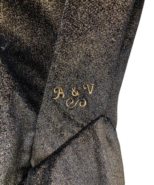 ANDREAS KRONTHALER FOR VIVIENNE WESTWOOD（アンドレアス・クロンターラー フォー ヴィヴィアン・ウエストウッド）ANDREAS KRONTHALER FOR VIVIENNE WESTWOOD (アンドレアス・クロンターラー フォー ヴィヴィアン・ウエストウッド) ベロアドレスワンピース ブラック サイズ:07の古着・服飾アイテム