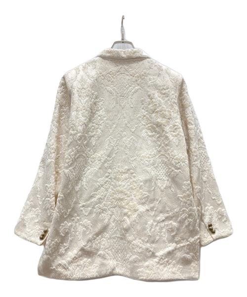 Ameri（アメリ）AMERI (アメリ) パイルジャガードジャケット/PAULETTE JACQUARD JACKET ベージュ サイズ:Freeの古着・服飾アイテム