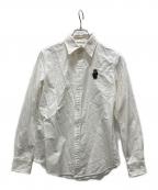 POLO RALPH LAURENポロ・ラルフローレン）の古着「ポロベアー刺繍ボタンダウンシャツ」｜ホワイト