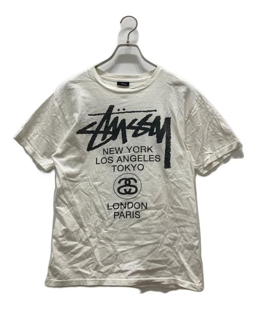 stussy（ステューシー）stussy (ステューシー) Tシャツ ホワイト サイズ:Sの古着・服飾アイテム