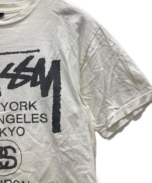 stussy（ステューシー）stussy (ステューシー) Tシャツ ホワイト サイズ:Sの古着・服飾アイテム