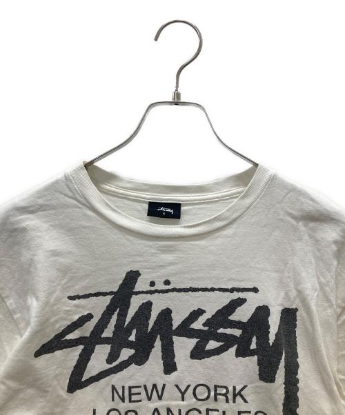 stussy（ステューシー）stussy (ステューシー) Tシャツ ホワイト サイズ:Sの古着・服飾アイテム