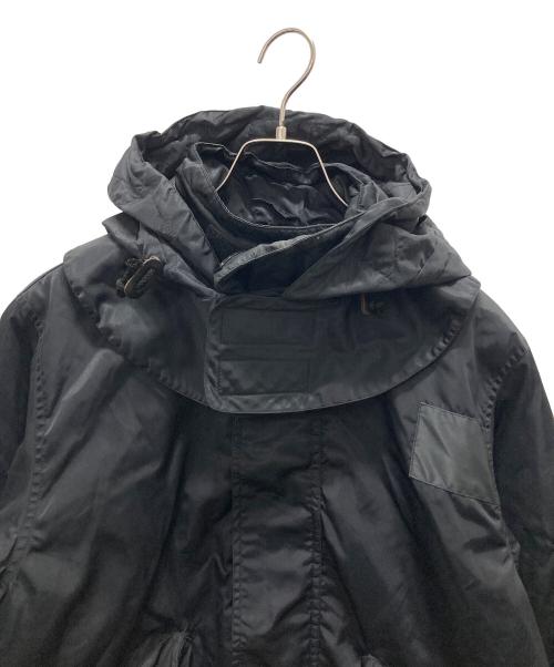 NEIGHBORHOOD（ネイバーフッド）NEIGHBORHOOD (ネイバーフッド) 00AW バイカラーモッズコート ブラック サイズ:1の古着・服飾アイテム