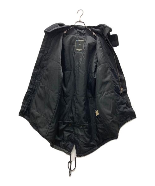 NEIGHBORHOOD（ネイバーフッド）NEIGHBORHOOD (ネイバーフッド) 00AW バイカラーモッズコート ブラック サイズ:1の古着・服飾アイテム