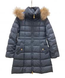 BLUE LABEL CRESTBRIDGE（ブルーレーベルクレストブリッジ）の古着「ダウンコート」｜ネイビー