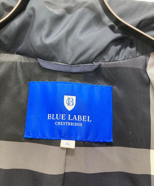 BLUE LABEL CRESTBRIDGE（ブルーレーベルクレストブリッジ）BLUE LABEL CRESTBRIDGE (ブルーレーベルクレストブリッジ) ダウンコート ネイビー サイズ:36の古着・服飾アイテム
