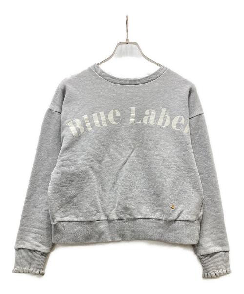 BLUE LABEL CRESTBRIDGE（ブルーレーベルクレストブリッジ）BLUE LABEL CRESTBRIDGE (ブルーレーベルクレストブリッジ) スウェット グレー サイズ:Mの古着・服飾アイテム