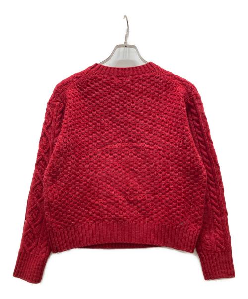 MACKINTOSH PHILOSOPHY（マッキントッシュ フィロソフィー）MACKINTOSH PHILOSOPHY (マッキントッシュ フィロソフィー) ニット レッド サイズ:36の古着・服飾アイテム