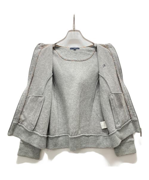BURBERRY LONDON（バーバリーロンドン）BURBERRY LONDON (バーバリーロンドン) ニットパーカー グレー サイズ:KID'S160の古着・服飾アイテム