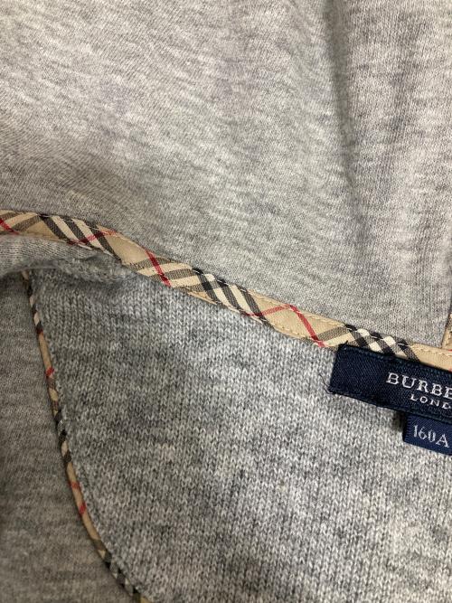 BURBERRY LONDON（バーバリーロンドン）BURBERRY LONDON (バーバリーロンドン) ニットパーカー グレー サイズ:KID'S160の古着・服飾アイテム