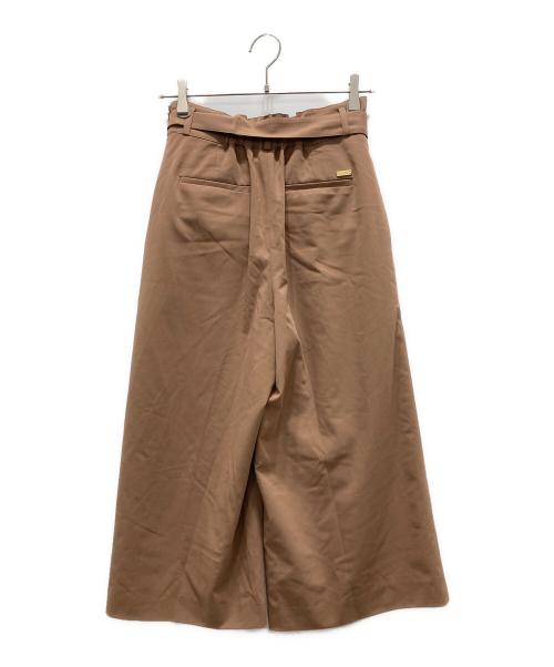 BLUE LABEL CRESTBRIDGE（ブルーレーベルクレストブリッジ）BLUE LABEL CRESTBRIDGE (ブルーレーベルクレストブリッジ) ワイドパンツ ブラウン サイズ:38の古着・服飾アイテム