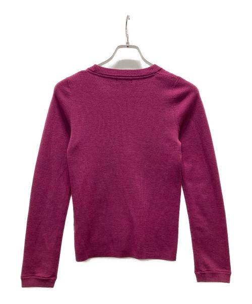 BURBERRY BLUE LABEL（バーバリー ブルー レーベル）BURBERRY BLUE LABEL (バーバリー ブルー レーベル) カーディガン パープル サイズ:38の古着・服飾アイテム