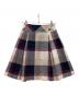 BLUE LABEL CRESTBRIDGE（ブルーレーベルクレストブリッジ）の古着「チェックスカート」｜ベージュ