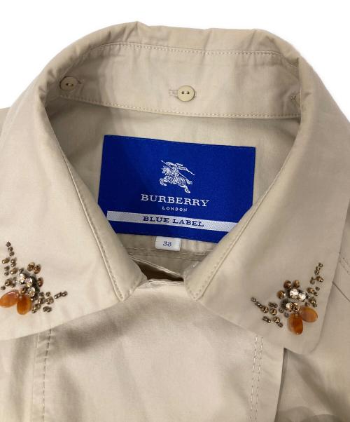 BURBERRY BLUE LABEL（バーバリー ブルー レーベル）BURBERRY BLUE LABEL (バーバリー ブルー レーベル) コート ベージュ サイズ:38の古着・服飾アイテム