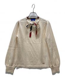 BLUE LABEL CRESTBRIDGE（ブルーレーベルクレストブリッジ）の古着「ニット」｜ベージュ