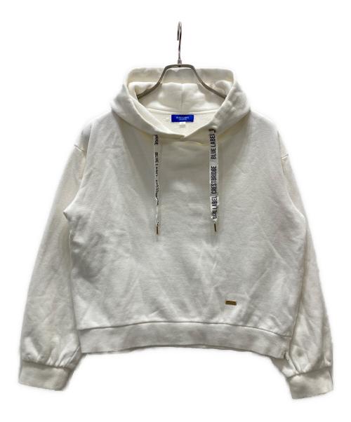 BLUE LABEL CRESTBRIDGE（ブルーレーベルクレストブリッジ）BLUE LABEL CRESTBRIDGE (ブルーレーベルクレストブリッジ) パーカー ホワイト サイズ:38の古着・服飾アイテム