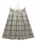 BLUE LABEL CRESTBRIDGE（ブルーレーベルクレストブリッジ）の古着「チェックスカート」｜ホワイト
