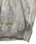 中古・古着 BLUE LABEL CRESTBRIDGE (ブルーレーベルクレストブリッジ) フラワー刺繍ニット グレー サイズ:38：3000円